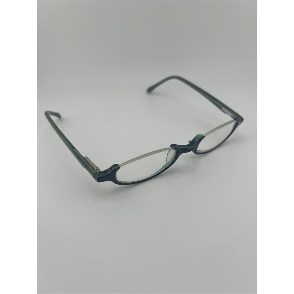 Melissa Eyewear Readers +1.50 Green/Black Half Rim Sh-42 Col.3387